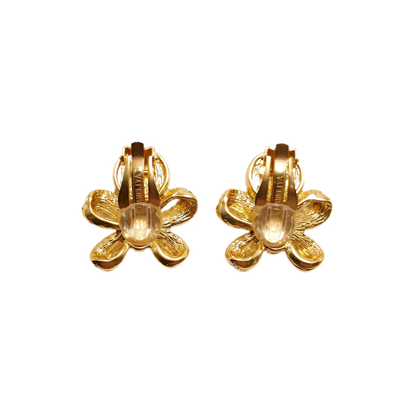 Vintage bow imitation pearl earrings gorgeous palace retro style