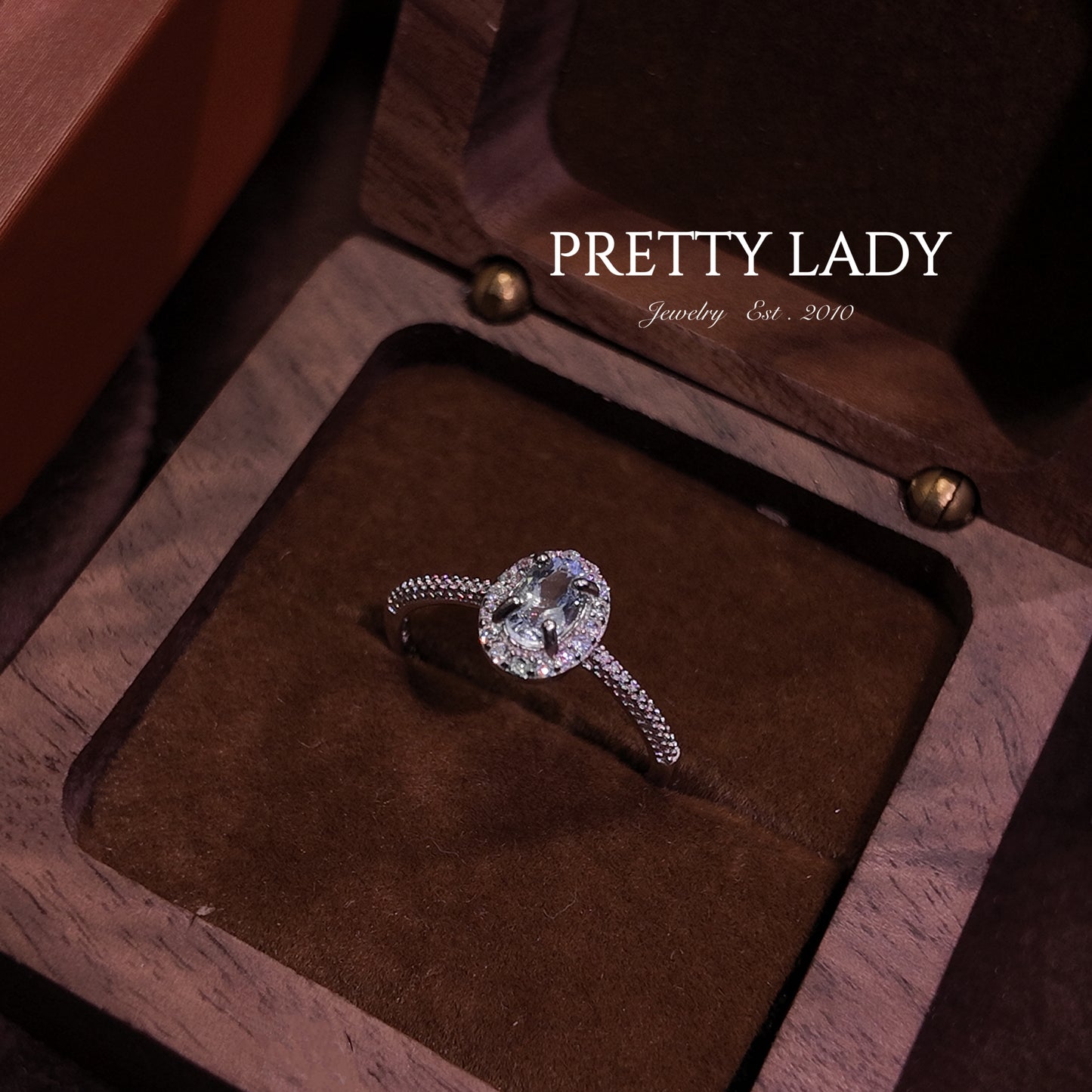 Natural aquamarine gemstone open ring S925 pure silver blue niche exquisite small retro