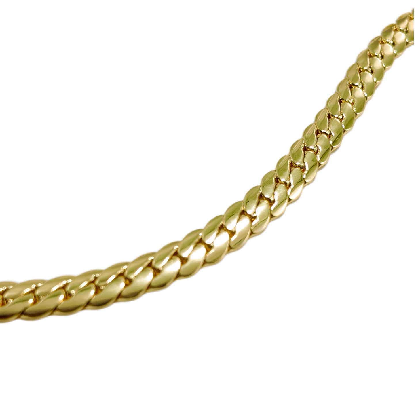 Vintage snake bone necklace with red cloud patterned glass extension chain design court retro